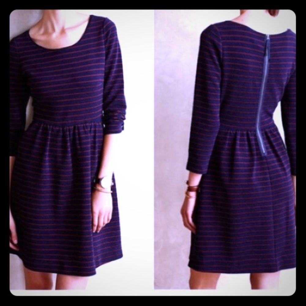 Anthropologie Maeve Brenna long sleeve dress